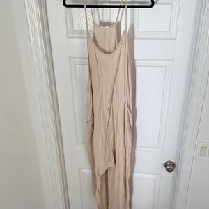 By Together Cream Jumpsuit